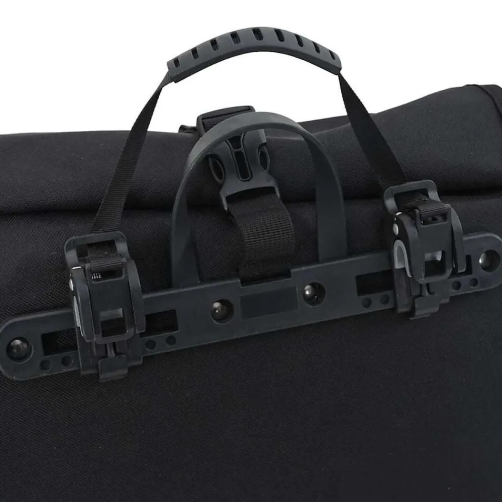 vidaXL Bolsa de bicicleta 32,5 x 17 x 57 cm Poliéster Negro Sale