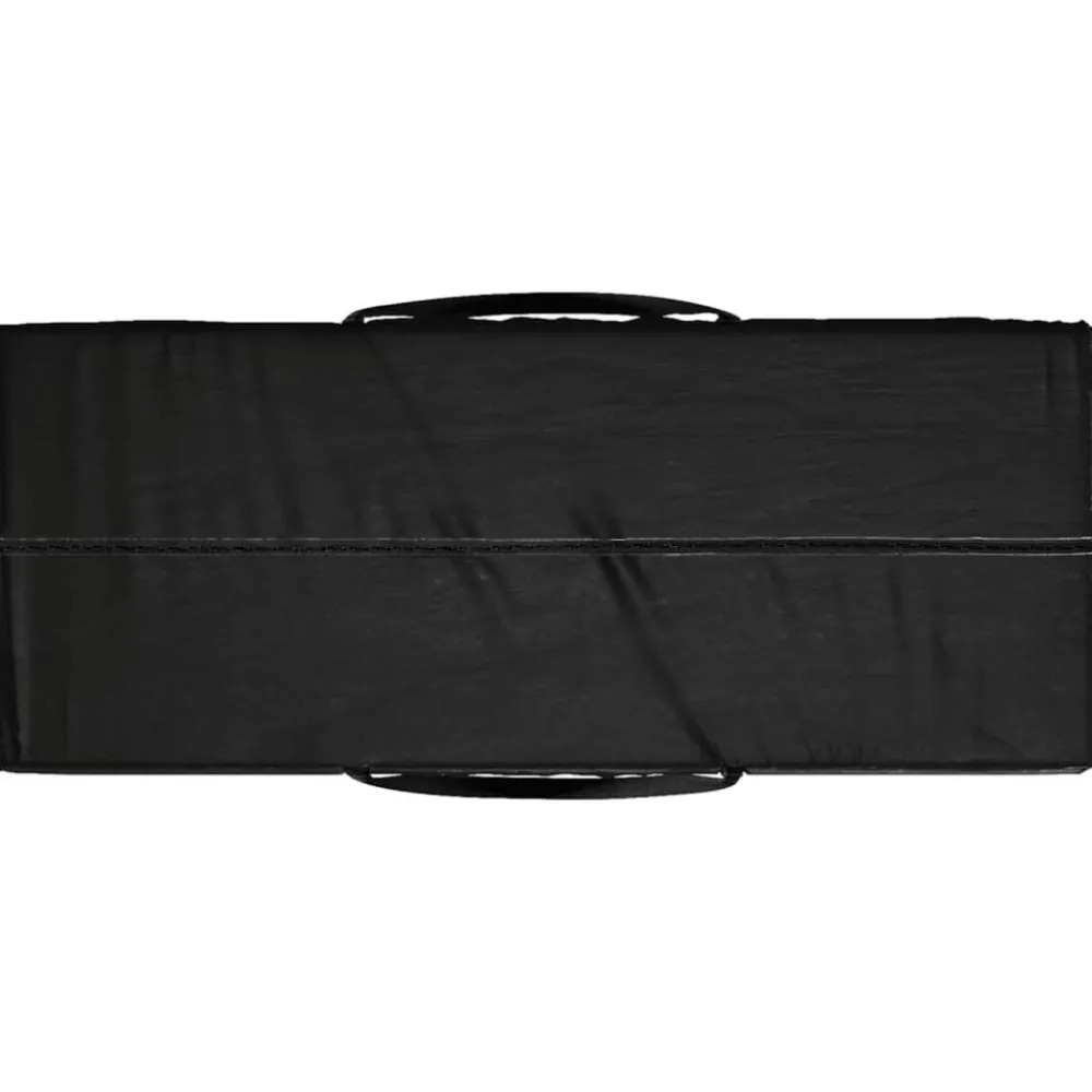 vidaXL Bolsa para cojines de jardín polietileno negro 135x40x55 cm Best