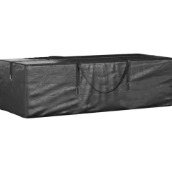 vidaXL Bolsa para árbol de Navidad polietileno negro 135x40x55 cm