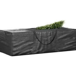 vidaXL Bolsa para árbol de Navidad polietileno negro 135x40x55 cm