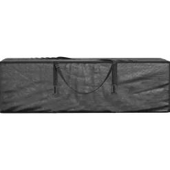 vidaXL Bolsa para árbol de Navidad polietileno negro 135x40x55 cm