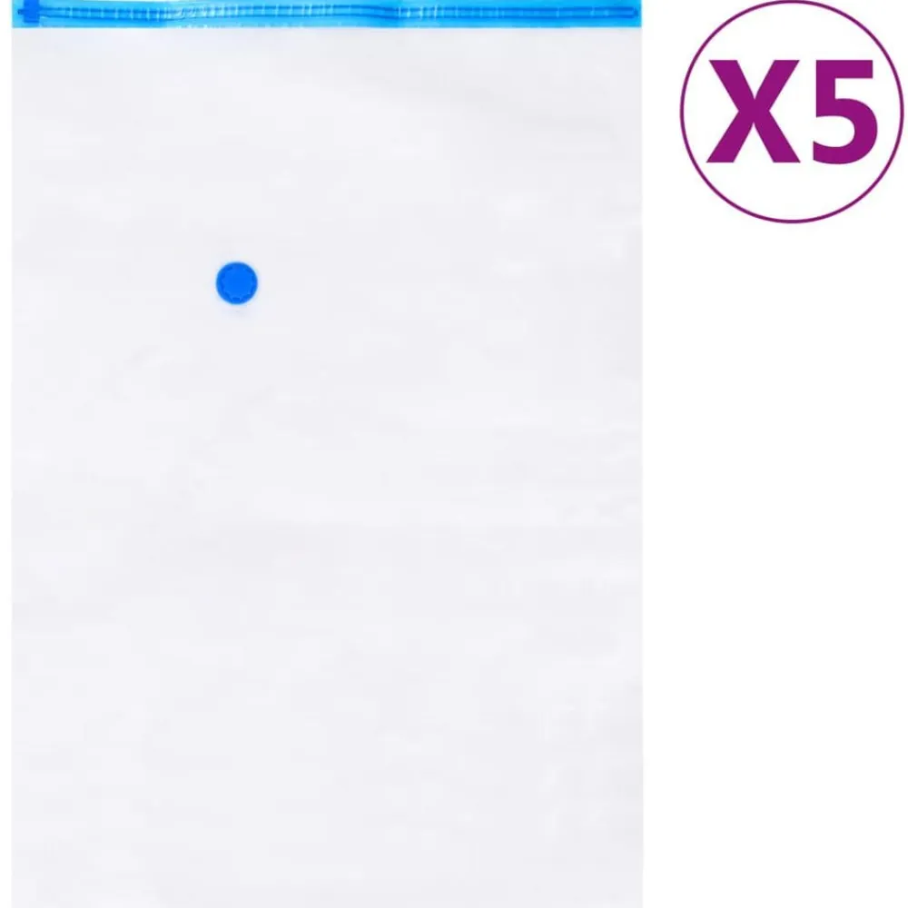 vidaXL Productos Del Hogar-Bolsas de almacenaje al vacío de ropa y viaje 3 tamaños 20 pzas