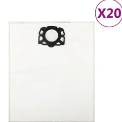 vidaXL Accesorios Para Electrodomésticos-Bolsas de aspiradora para Karcher WD4 20 unidades