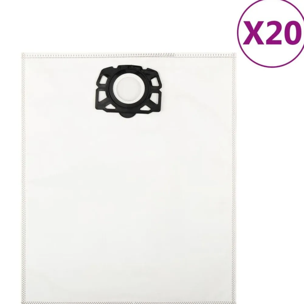 vidaXL Accesorios Para Electrodomésticos-Bolsas de aspiradora para Karcher WD4 20 unidades