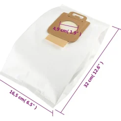 vidaXL Bolsas de aspiradora para Nilfisk King 20 unidades
