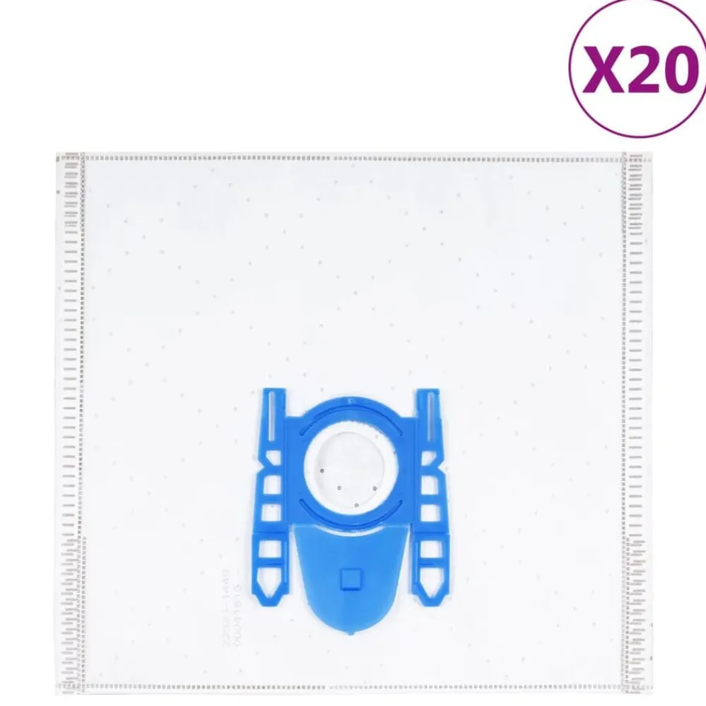 vidaXL Accesorios Para Electrodomésticos-Bolsas de aspiradora para Bosch/Siemens DEFGH 20 uds