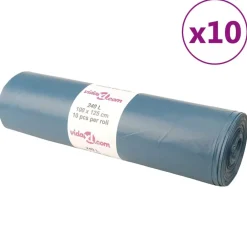 vidaXL Bolsas de basura azules 100 unidades 240 l Best
