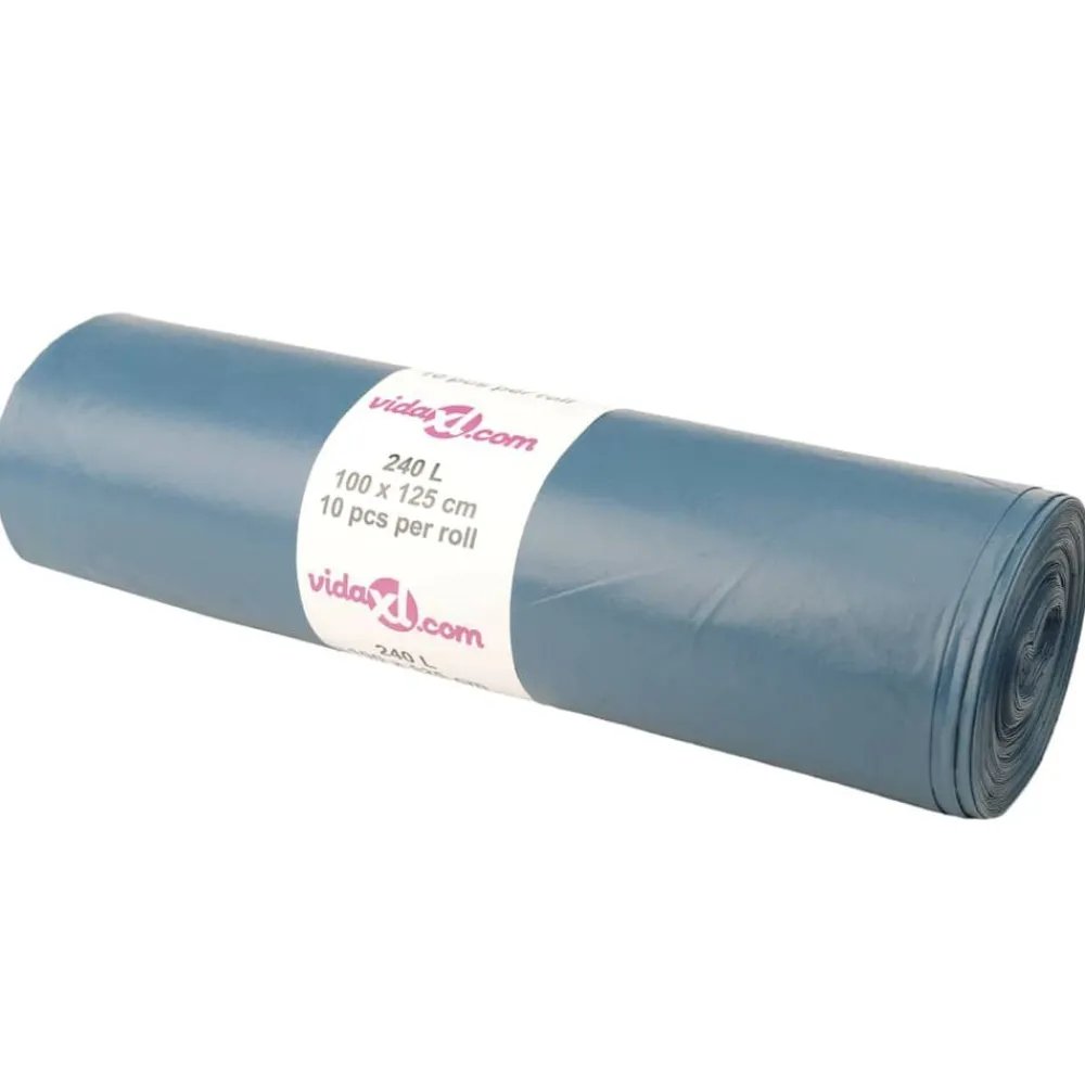 vidaXL Bolsas de basura azules 100 unidades 240 l Best