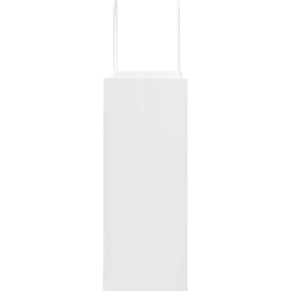 vidaXL Bolsas de papel con asas 50 uds blanca 21x11x28 cm Blanco New