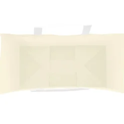 vidaXL Arte Y Ocio-Bolsas de papel con asas 50 uds amarillas 18x8x22 cm
