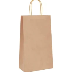 vidaXL Bolsas de papel con asas 50 uds marrón 21x11x36 cm Marrón New