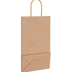 vidaXL Bolsas de papel con asas 50 uds marrón 21x11x36 cm Marrón New
