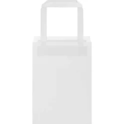 vidaXL Arte Y Ocio-Bolsas de papel con asas 50 uds blanca 15x8x21 cm