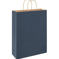 vidaXL Arte Y Ocio-Bolsas de papel con asas 250 uds 32x12x42 cm