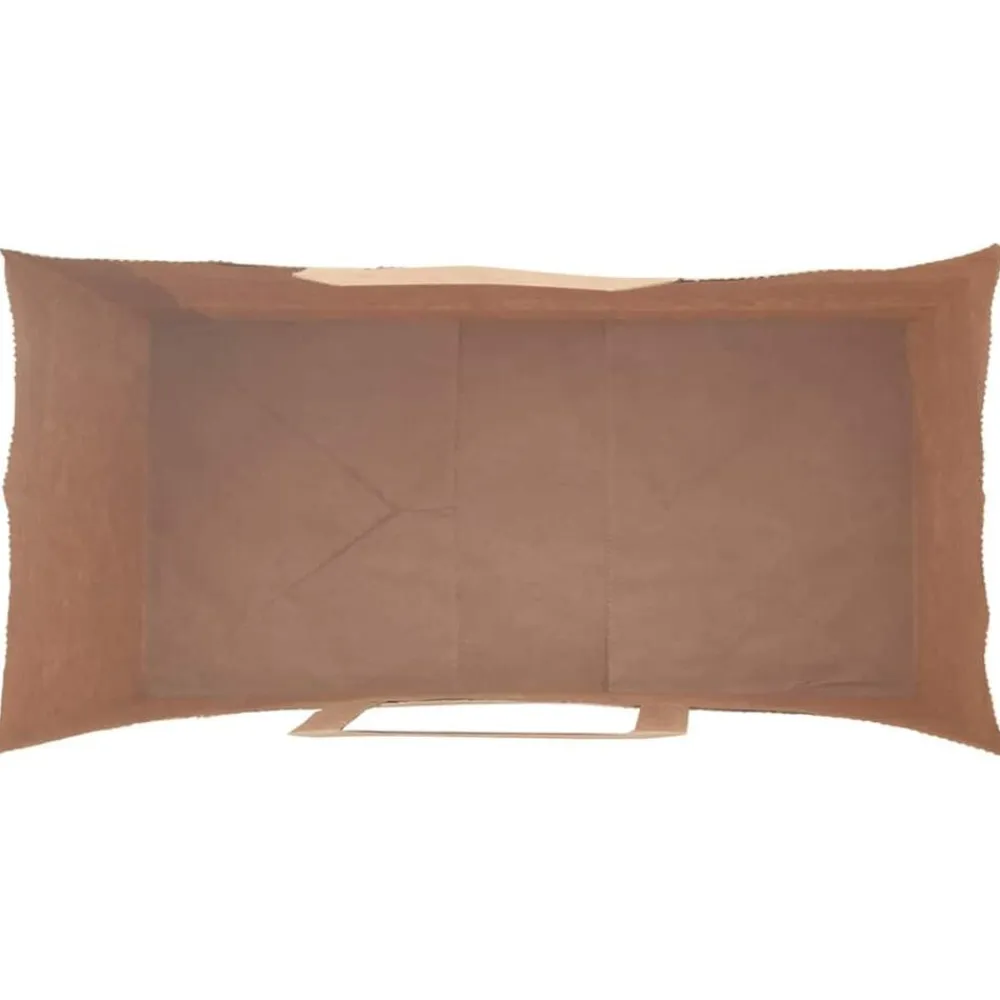 vidaXL Arte Y Ocio-Bolsas de papel con asas 50 uds marrón 18x8x22 cm