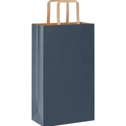 vidaXL Bolsas de papel con asas 50 uds 21x11x36 cm Azul Outlet