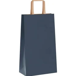 vidaXL Bolsas de papel con asas 50 uds 21x11x36 cm Azul Outlet