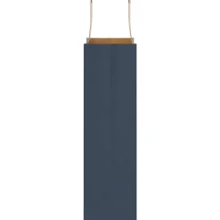 vidaXL Bolsas de papel con asas 50 uds 21x11x36 cm Azul Outlet