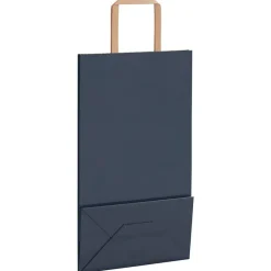 vidaXL Bolsas de papel con asas 50 uds 21x11x36 cm Azul Outlet