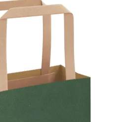 vidaXL Arte Y Ocio-Bolsas de papel con asas 250 uds 21x11x36 cm