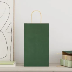 vidaXL Arte Y Ocio-Bolsas de papel con asas 50 uds 21x11x36 cm