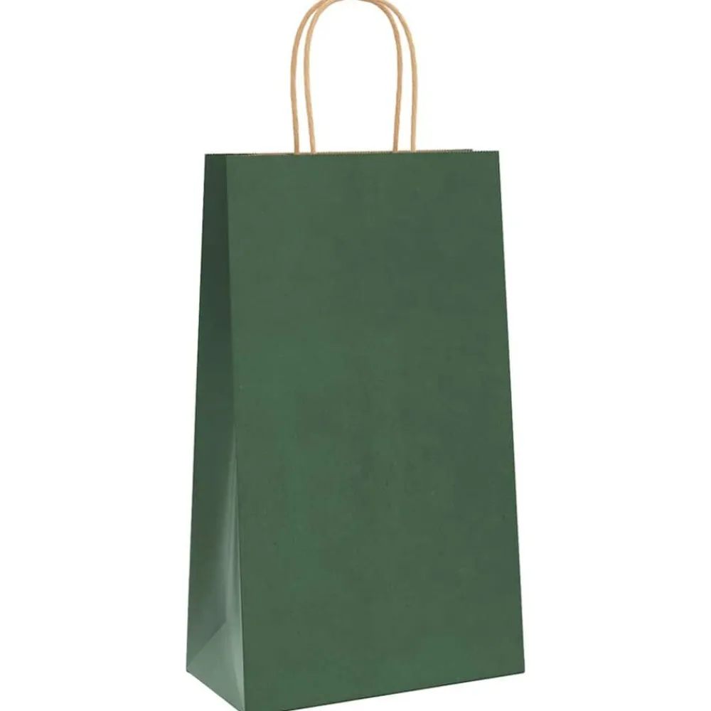 vidaXL Arte Y Ocio-Bolsas de papel con asas 50 uds 21x11x36 cm