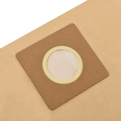 vidaXL Accesorios Para Electrodomésticos-Bolsas de papel para aspirador en seco y húmedo 10 uds marrón