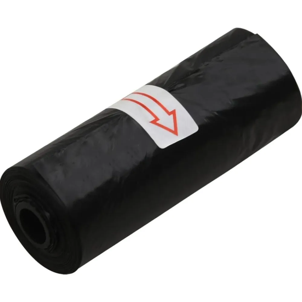vidaXL Productos Para Mascotas-Bolsas para cacas de perro 750 uds PE negro 30x20 cm