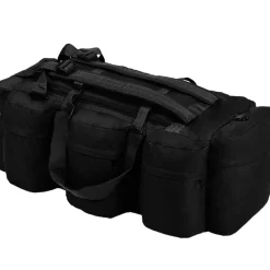vidaXL Maletas Y Bolsos De Viaje-Bolso de lona estilo militar 3-en-1 45 L