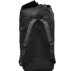 vidaXL Bolso de lona estilo militar 85 L Negro Sale