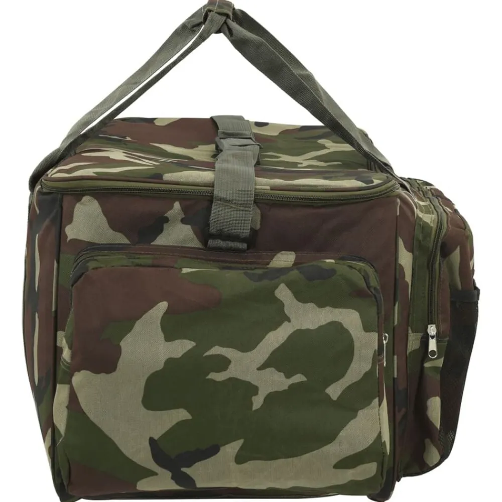 vidaXL Actividades Al Aire Libre-Bolso de pesca impermeable tela Oxford camuflaje