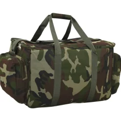 vidaXL Actividades Al Aire Libre-Bolso de pesca impermeable tela Oxford camuflaje