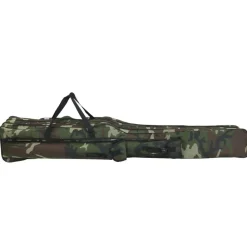 vidaXL Bolso para caña de pescar tela oxford verde 150 cm Camuflaje Sale