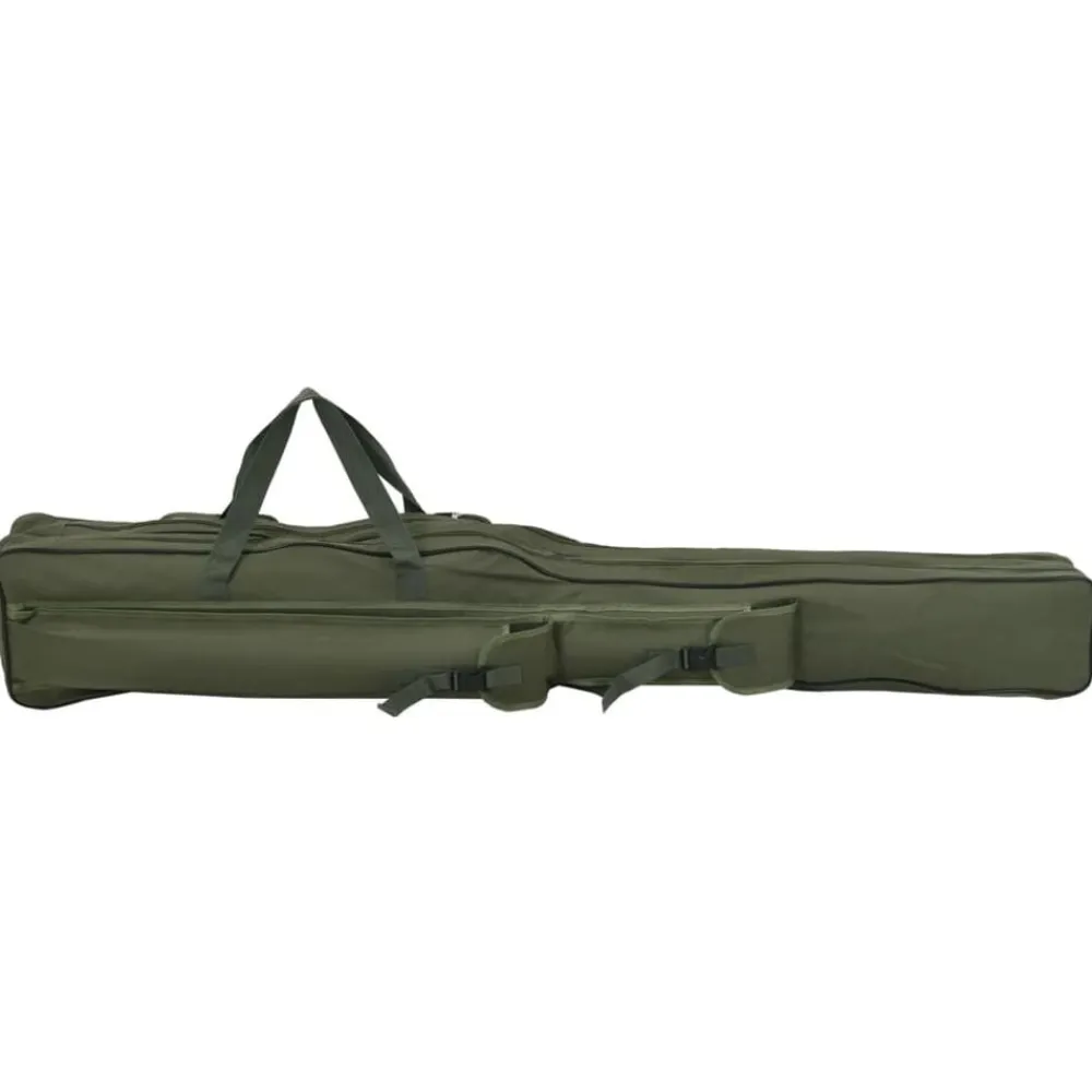 vidaXL Actividades Al Aire Libre-Bolso para caña de pescar tela oxford 150 cm
