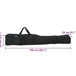 vidaXL Actividades Al Aire Libre-Bolso para caña de pescar tela oxford 150 cm