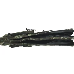 vidaXL Actividades Al Aire Libre-Bolso para caña de pescar tela oxford verde 150 cm