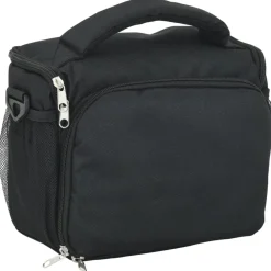 vidaXL Cámaras Y Objetivos-Bolso para cámara con funda impermeable tela oxford negra