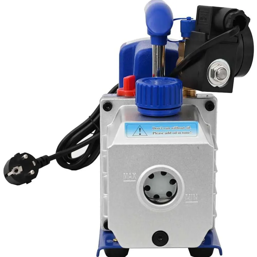 vidaXL Bomba aspiradora de un nivel con manómetro 71 l/min Azul Best