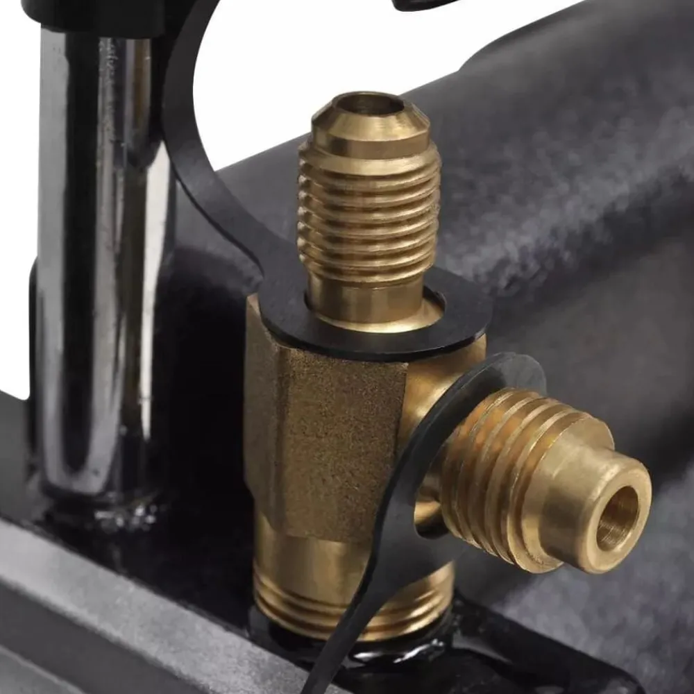 vidaXL Accesorios Para Electrodomésticos-Bomba de vacío 50 L/min manómetros de 2 vías kit de herramietas