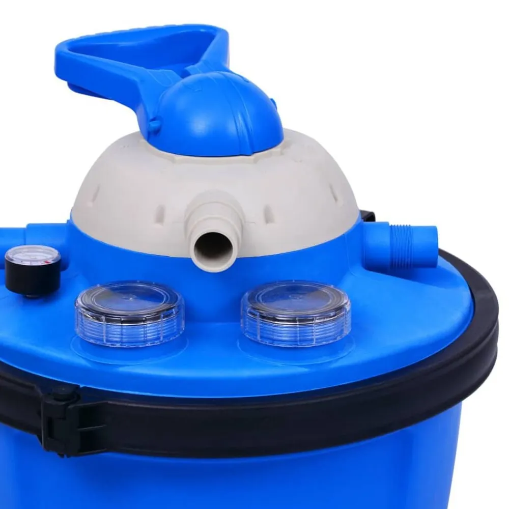 vidaXL Piscina Y Spa-Bomba filtro de arena con temporizador 450 W 25 L