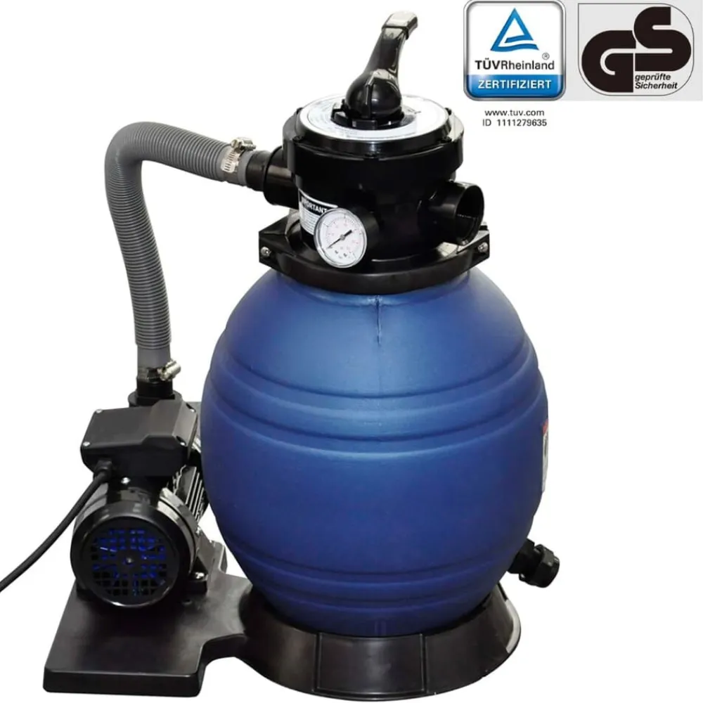 vidaXL Bomba filtro de arena 400 W 11000 l/h