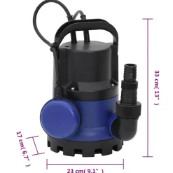 vidaXL Bomba sumergible de agua sucia eléctrica 400 W
