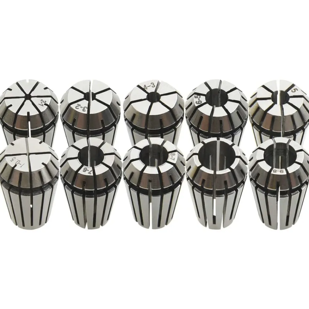 vidaXL Boquilla de sujeción ER16 10 pzas Set herramientas de torneado Discount