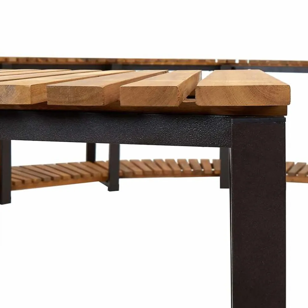 vidaXL Borde de bañera hidromasaje madera maciza de acacia 273x53 cm New
