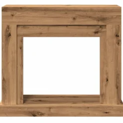 vidaXL Accesorios Para Hornos De Leña Y Chimeneas-Borde de chimenea madera ingeniería 100x30x87,5cm