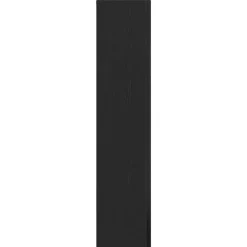 vidaXL Borde de chimenea madera ingeniería 81x18x82 cm Roble negro Outlet