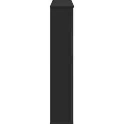 vidaXL Accesorios Para Hornos De Leña Y Chimeneas-Borde de chimenea madera ingeniería 100x20x100 cm