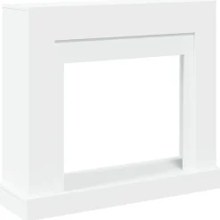 vidaXL Accesorios Para Hornos De Leña Y Chimeneas-Borde de chimenea madera ingeniería 100x30x87,5 cm