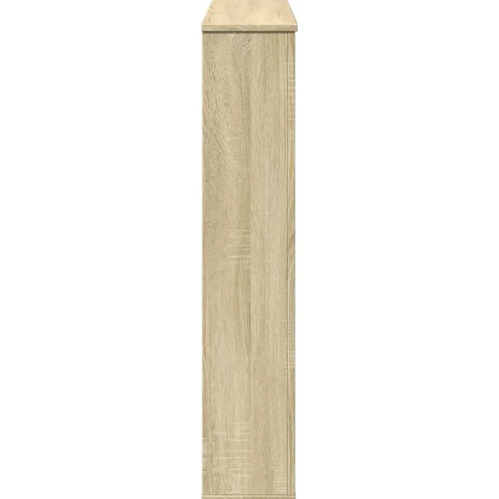 vidaXL Borde de chimenea madera ingeniería 100x20x100 cm Roble Sonoma Sale