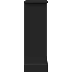 vidaXL Accesorios Para Hornos De Leña Y Chimeneas-Borde de chimenea madera ingeniería 90x30x90 cm